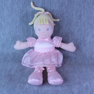 BALLERINA Prestige Baby Plush Doll Soft Cloth Stuffed Pink‎ 12" Toy